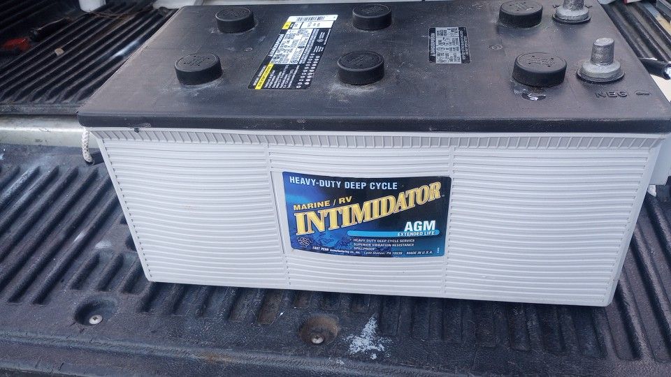 Battery For A Boat New Comdition