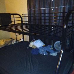 Bunk Bed Black , 3  Months Old