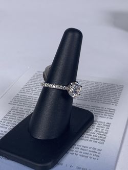 Diamond White Gold Wedding Ring #7199 Thumbnail
