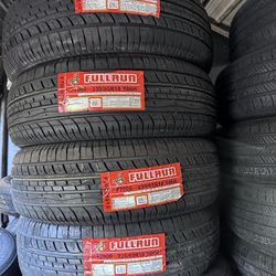 SET OF FOUR NEW TIRES 235/65/18 FULLRUN INCLUDING MOUNT AND BALANCING, ASK ME FOR SIZES AND BRANDS