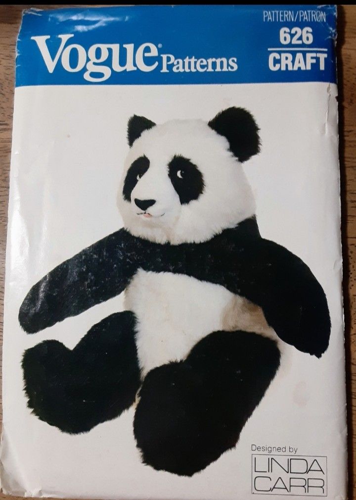 Panda Bear Pattern Vogue Craft 626
