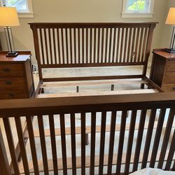 Solid Wood King Mission Bedroom Set – $1,000  Must Sell by May 15)