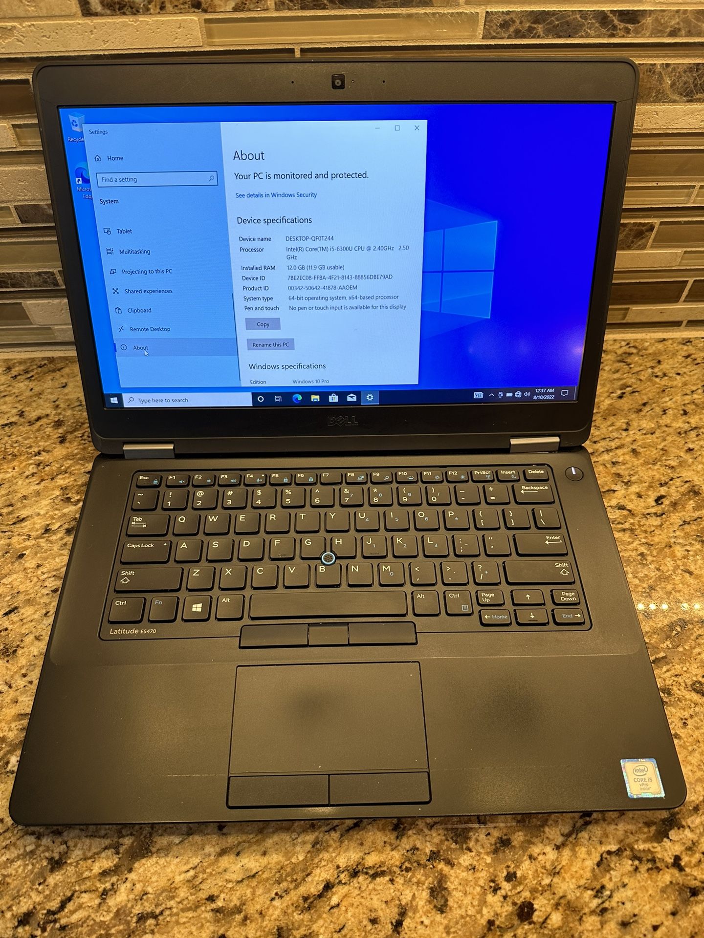 Dell Latitude Laptop 500GB Hard Drive 12GB Ram