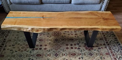 River Cherry Wood Bench/table