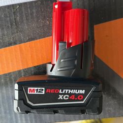 Milwaukee M12 4.0 Battery