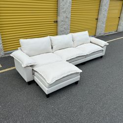 Brand New In Box 📦 Sectional Couches Gray-beige