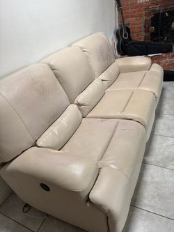 Free leather recliner