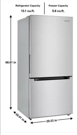 New VISSANI REFRIGERATOR POSIBLE SOME SCUFF FOR MOVEMENT