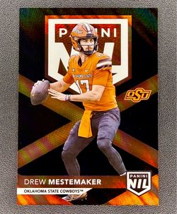 2026 Panini The National OSU Drew Mestemaker NIL23 Black Foil Holo Parallel NIL