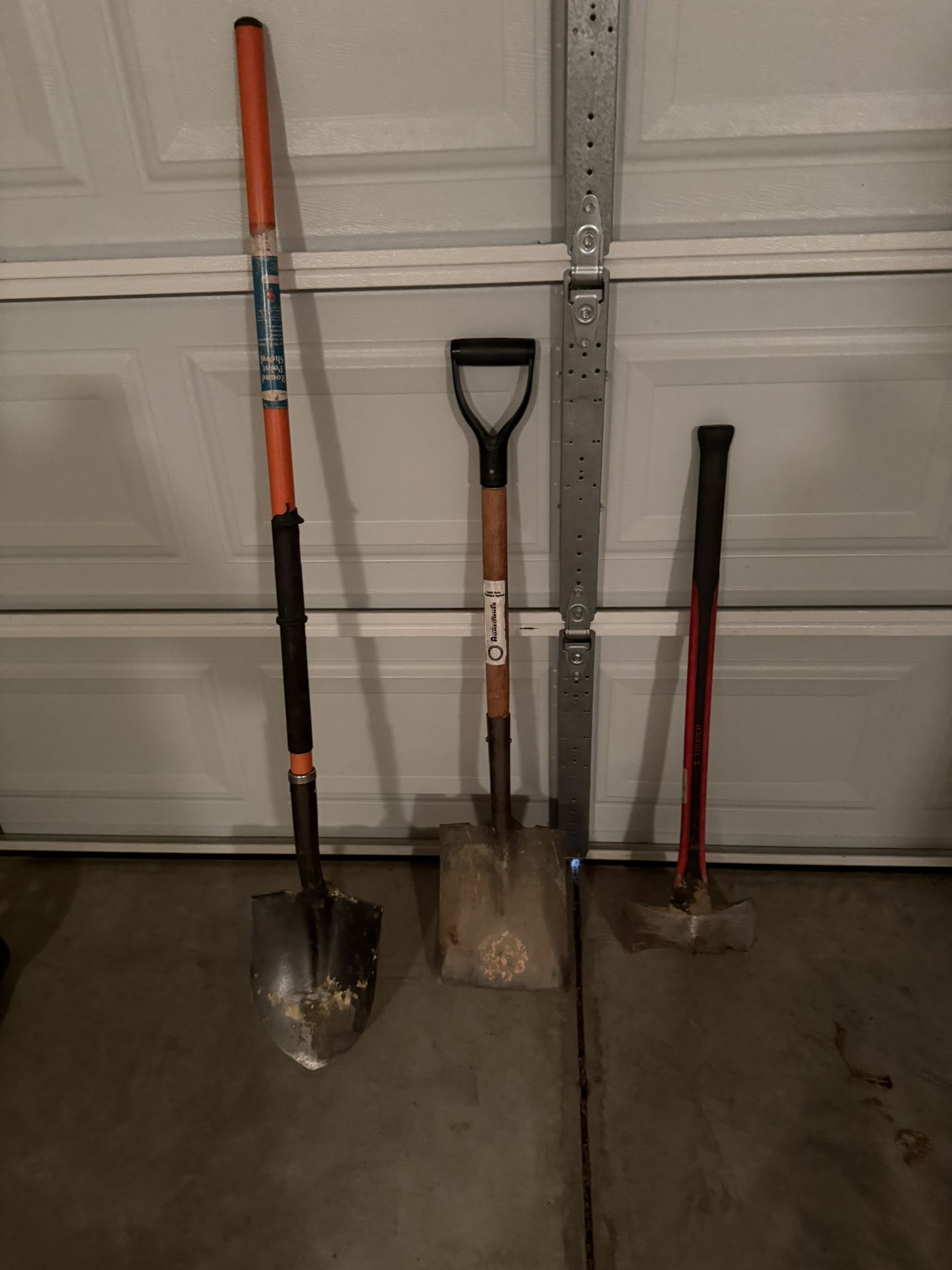 2 Shovels And Axe