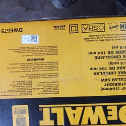 Dewalt Cicular Saw 7"1/4