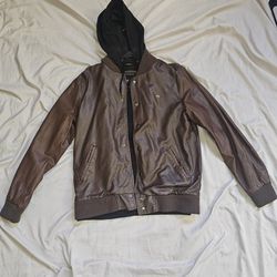 Vintage Leather Obey Jacket