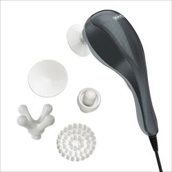 NEW In Box All Body Vibratory Hand-Held Corded Massager with Attachments 