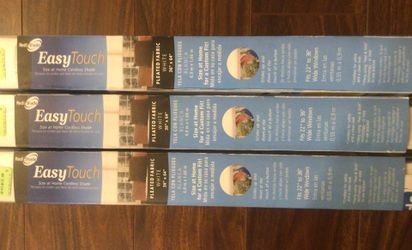 Pleated Fabric Cordless  Shade White Color 36” X 64”, Size At Home For Custom Fit, Fits 22” To 36” Wide Windows