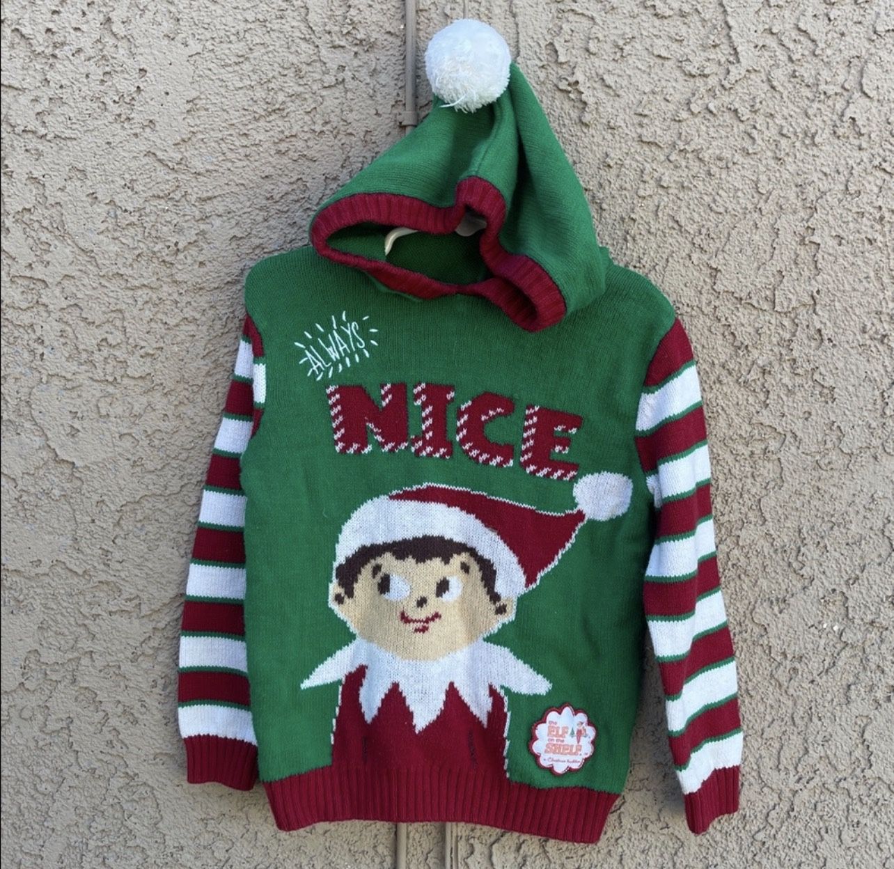 Elf On The Shelf Ugly Christmas Sweater Sz 4T Santa