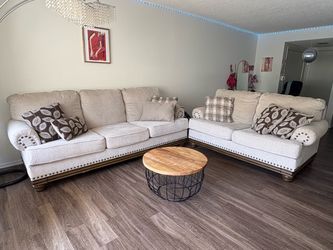 2-Piece Sofa & Loveseat Set | Ashley Furniture | Pillows Included - $1500 OBO