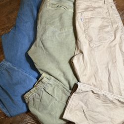 Whole lot 3 women pants size 10. Gap and Levi’s. Great condition.