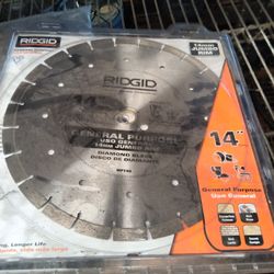 Rigid diamond blade