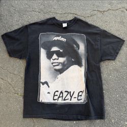 Vintage 2006 Eazy E T Shirt Black Ruthless Records NWA Rap Y2K Size 2XI