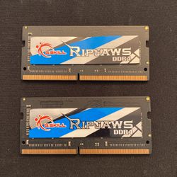 GSKILL Ripjaws DDR4 SO-DIMM memory 16gb (2x8gb)