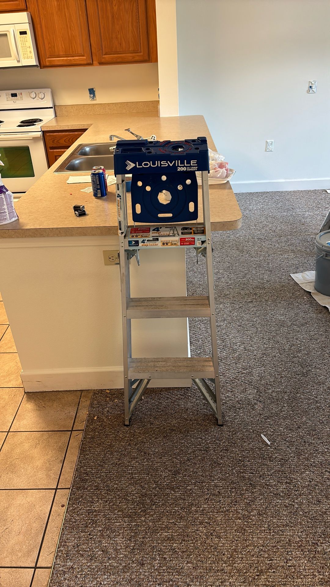 Louisville 4’ Aluminum Ladder