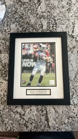 Kurt Warner #13 Arizona Cardinals Framed Photo
