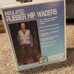 Insulated Tubber Hip Waders - Size 11
