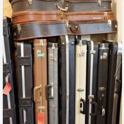 Gibson Fender Taylor Used Guitar cases 60 Of Them !!! Priced Right !!! 