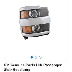 GM headlights 2015 to 2019 2500 and 3500 Silverado