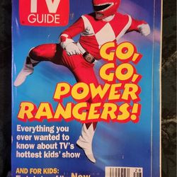 GO, GO, Power Rangers! 1994 TV Guide Magazine July 9-15 Volume 42 No. 28 #2154