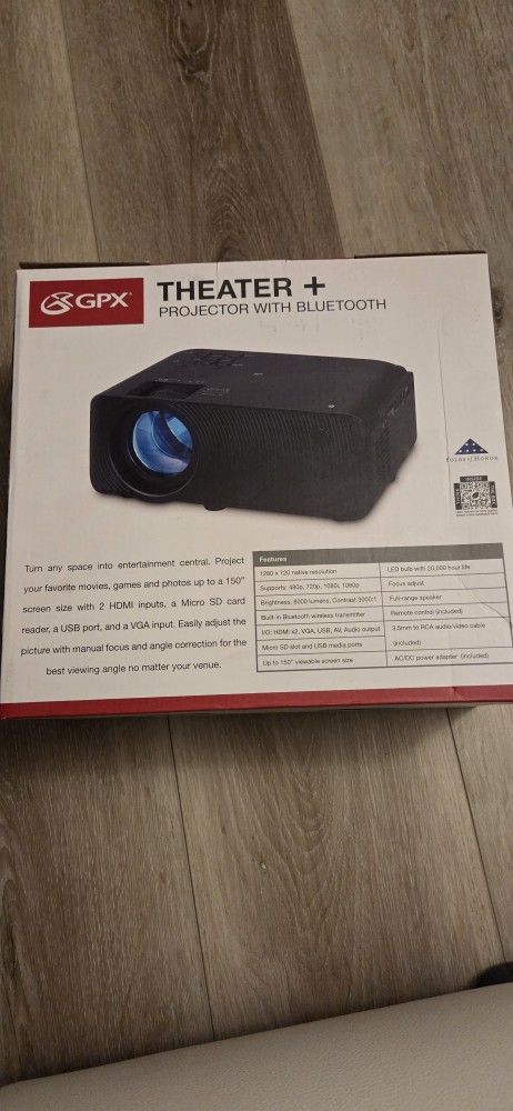 Projector With Bluetooth,GPX