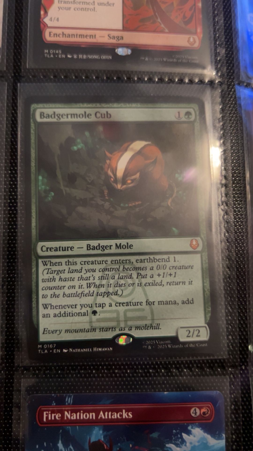 Avatar The Last Airbender MTG Badgermole Cub