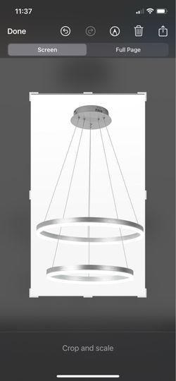 Hanging light fixture