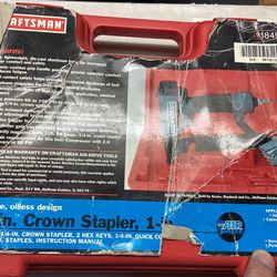 Craftsman 1/4” crown stapler pneumatic