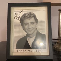 Barry Manilow Signed By Him Itself