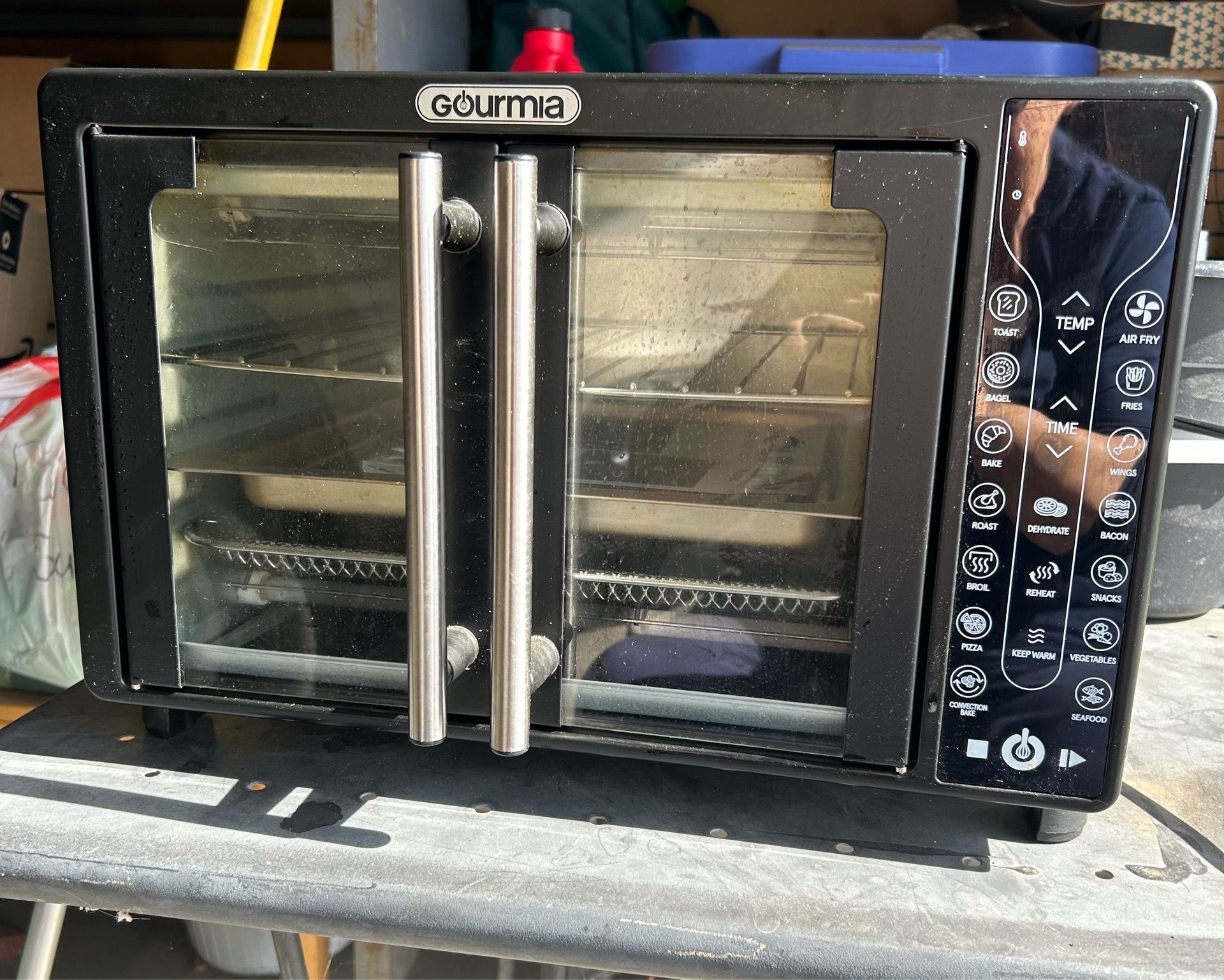 Gourmia French door air fryer, oven, toaster…it does it all!