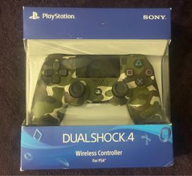 🔥 BRAND NEW — OFFICIAL SONY DUALSHOCK 4 — GREEN CAMOUFLAGE 🔥  Brand new official Sony PlayStation DualShock 4 Wireless Controller in the highly soug