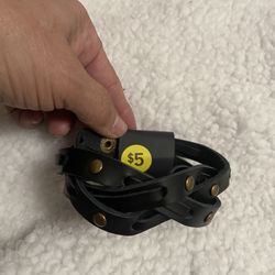 Brand New Black And Brass Bracelet GILROY 