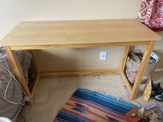 Natural Wood Desk