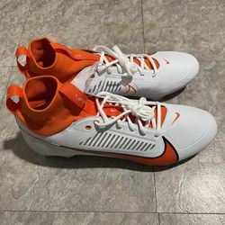 Brand New- NO BOX Nike Vapor Edge Pro 360 2 White/Ora Football Cleats Menās Size 13
