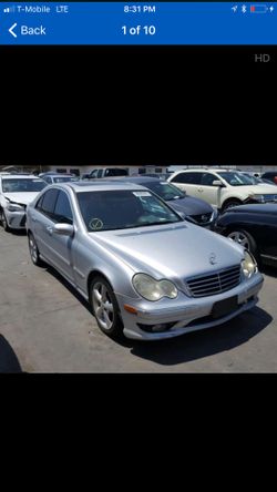 2006 Mercedes Benz C Generetion 230 V 6 parting out