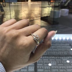 10k Gold With Diamond Ring On Valentines Special Offer…💎💍