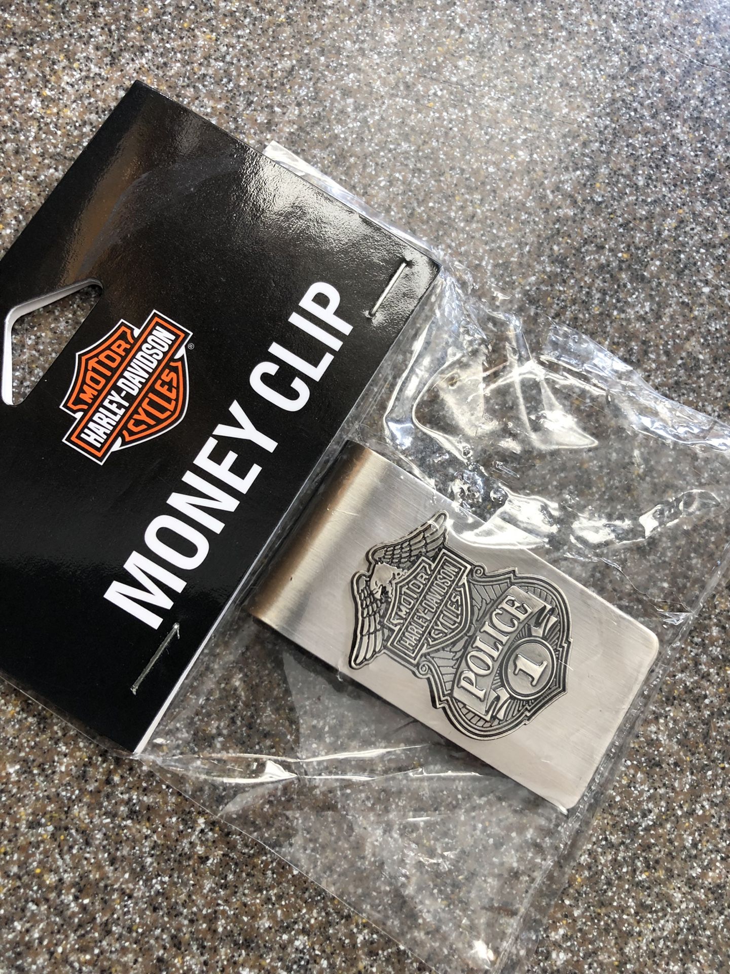 Harley Davidson Police Money Clip