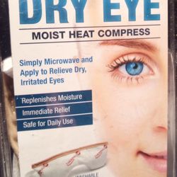 New, Dry Eye Moist Heat Compress ( Washable And Reusable)