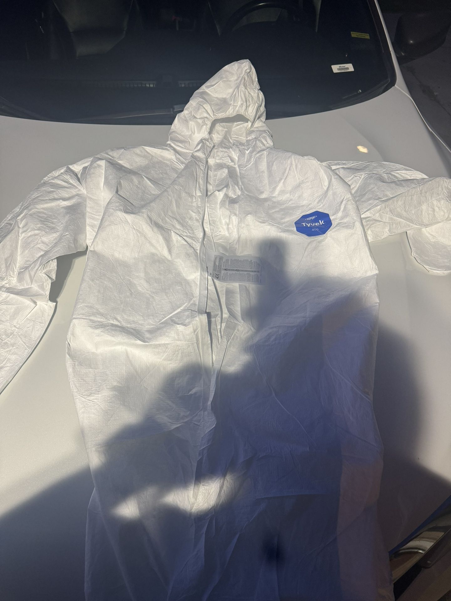 Tyvek 400 Coveralls with Hood.