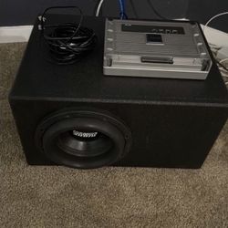 8 Inch Subwoofer And Alpine Amp