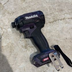Makita XGT 1/4 Impact Driver TD002G Purple JAPANESE Import - Tools Only