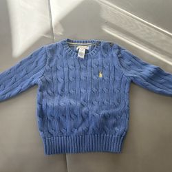 Polo by Ralph Lauren Cable Knit Sweater  12m