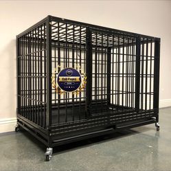 Dog pet cage kennel size 48” xl with grid and tray new in box 📦