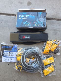 $25 all push up board weight belt workout bands